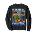 Wishing I Was Fishing Bootleg 90S Sweatshirt - Aesthetic Graphic Men Women - T-Shirt, Sweatshirt, Hoodie