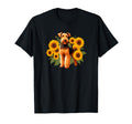 Funny Womens Sunflowers Airedale T-Shirt - Casual Everyday Wear Unisex - T-Shirt, Sweatshirt, Hoodie