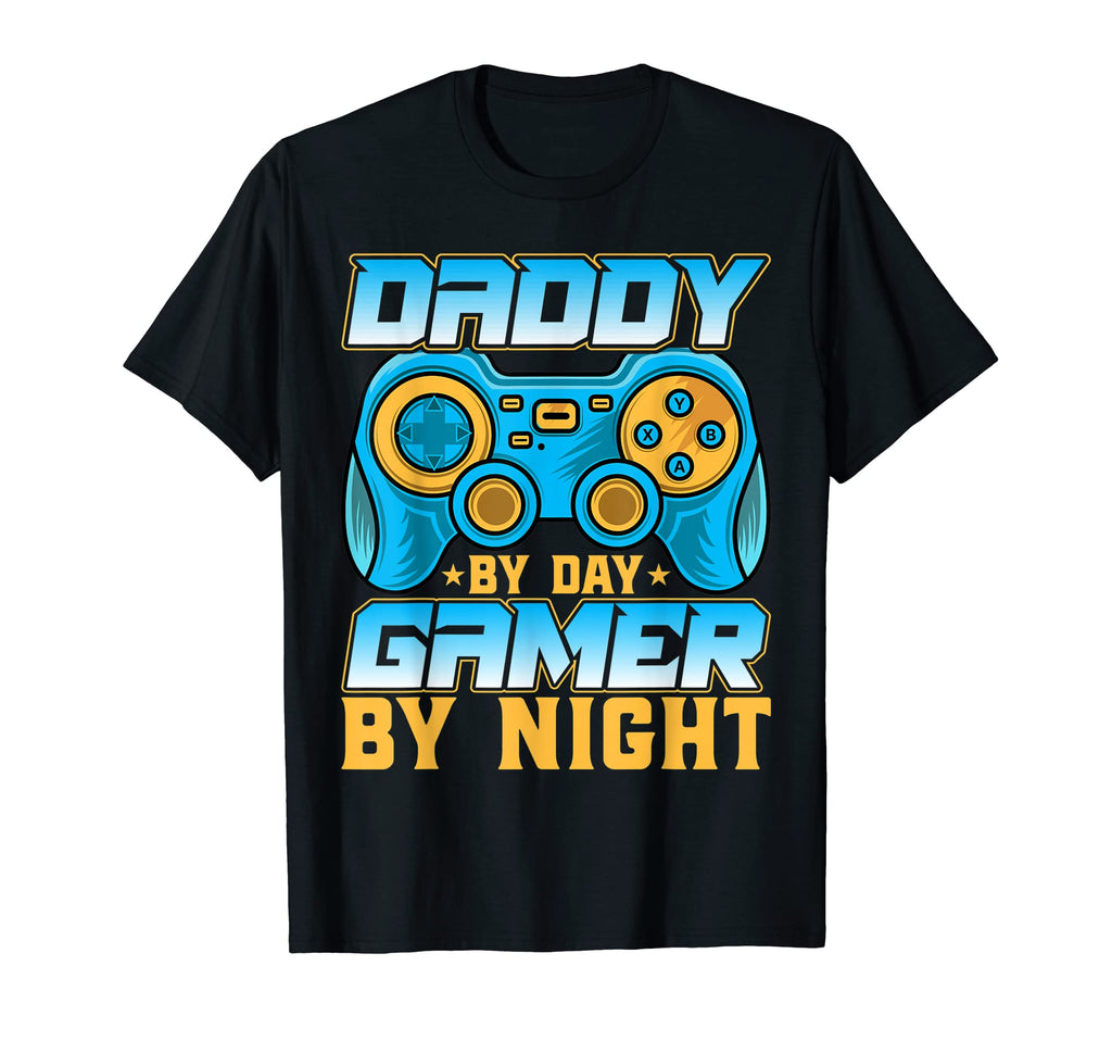 Daddy Day Gamer Night Video Games Lover T-Shirt - Custom Art Print Unisex - T-Shirt, Sweatshirt, Hoodie