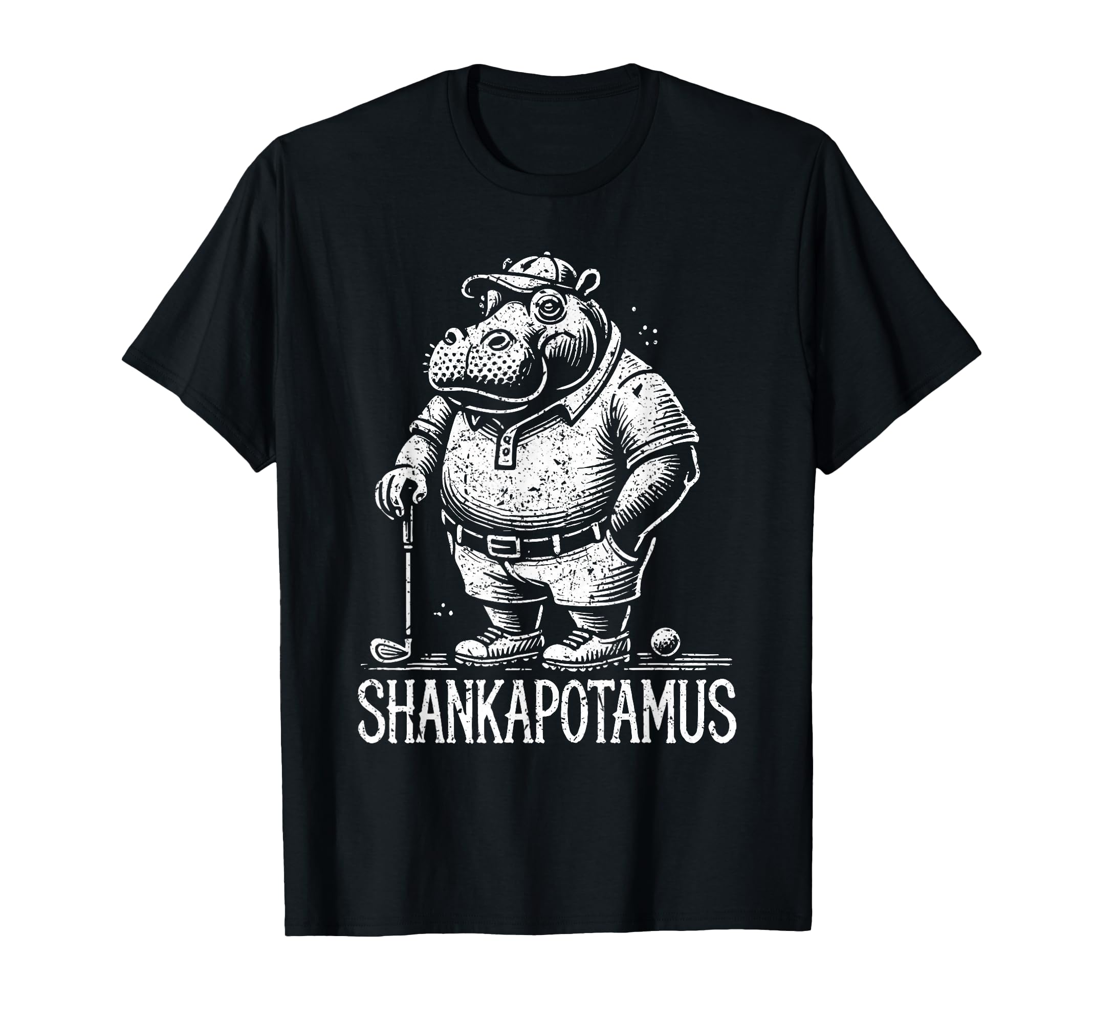 Funny Golf Shankapotamus Dad Is Bad T-Shirt - Graphic Print Men Women - T-Shirt, Sweatshirt, Hoodie