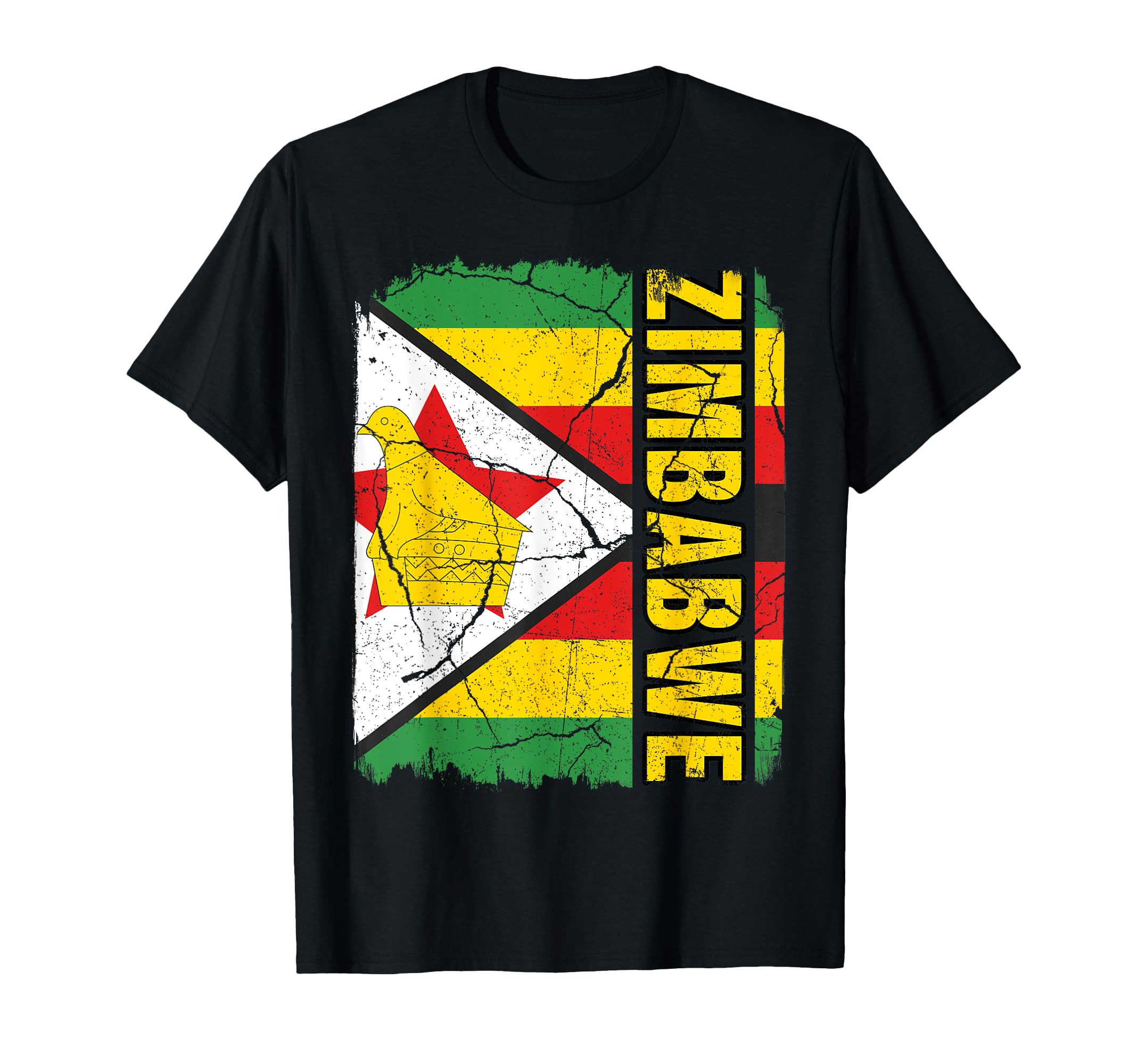 Zimbabwean Flag Zimbabwe Pride Roots T-Shirt - Trendy Graphic for Adults - T-Shirt, Sweatshirt, Hoodie