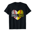 Ball Dad Softball Baseball Father Day T-Shirt - Minimalist Print for Adults - T-Shirt, Sweatshirt, Hoodie