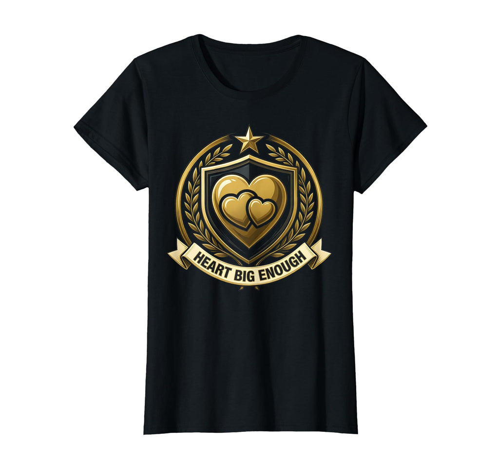Heart Big Enough Bonus Dad Fathers Day T-Shirt - Graphic Print for Adults - T-Shirt, Sweatshirt, Hoodie