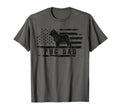 Pug Dad Distressed American Flag T-Shirt - Minimalist Print for Adults - T-Shirt, Sweatshirt, Hoodie