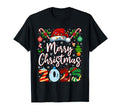 Merry Red Santa Hat Reindeer Matching T-Shirt - Graphic Print for Adults - T-Shirt, Sweatshirt, Hoodie