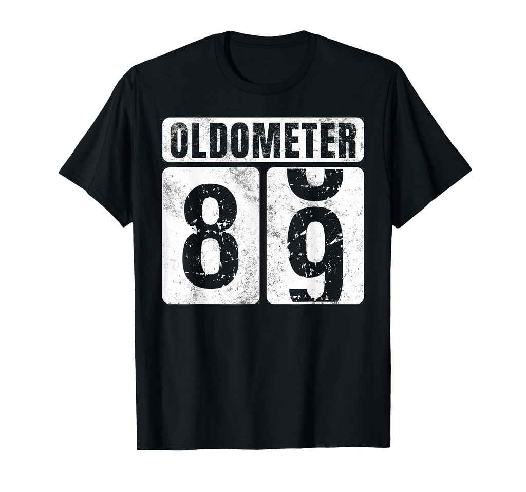 Oldometer 89 Funny 89Th Birthday Gift T-Shirt - Aesthetic Graphic Unisex - T-Shirt, Sweatshirt, Hoodie