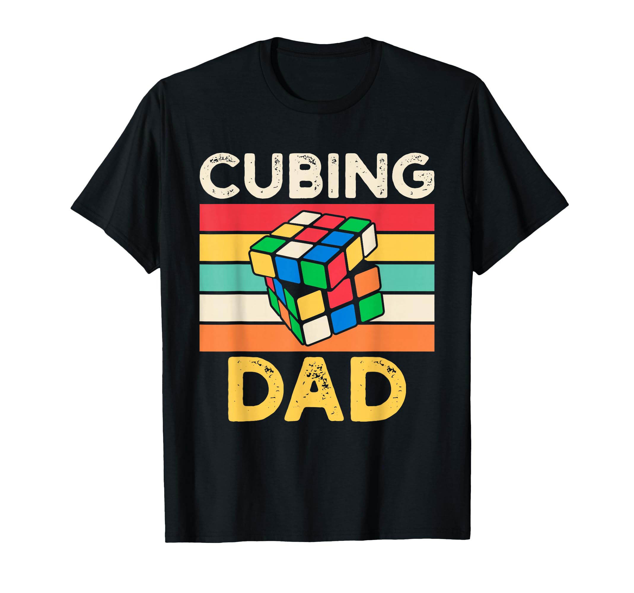 Cubing Dad Speedcubing Speed Cubing T-Shirt - Trendy Graphic Unisex - T-Shirt, Sweatshirt, Hoodie