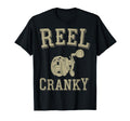 Reel Cranky Fisherman Fishing Angler Joke T-Shirt - Graphic Print Unisex - T-Shirt, Sweatshirt, Hoodie
