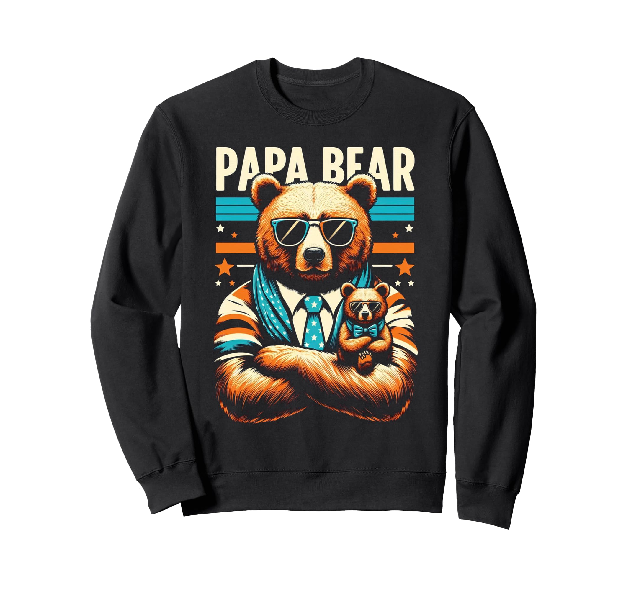 Papa Bear Funny Bears Animal Lover Sweatshirt - Unique Graphic Men Women - T-Shirt, Sweatshirt, Hoodie