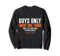 Dog Who Fetches Beers Guys Dad Sweatshirt - Trendy Graphic for Adults - T-Shirt, Sweatshirt, Hoodie