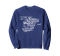 Spain Map Silhouette Towns Cities Sweatshirt - Minimalist Print Unisex - T-Shirt, Sweatshirt, Hoodie