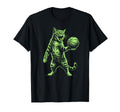 Funny Cat Playing Basketball Cat Dad Cat Mom T-Shirt - Graphic Print Unisex - T-Shirt, Sweatshirt, Hoodie