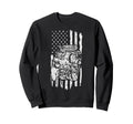 Us Flag Mechanic Dad Rrepair Guy Car Sweatshirt - Graphic Print Unisex - T-Shirt, Sweatshirt, Hoodie