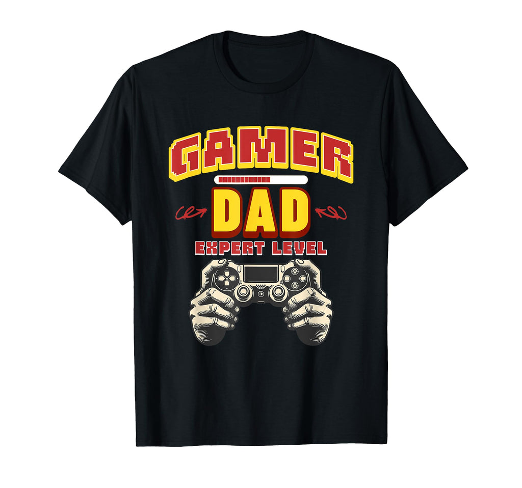 Gamer Dad Video Game Father Husband T-Shirt - Graphic Print Men Women - T-Shirt, Sweatshirt, Hoodie