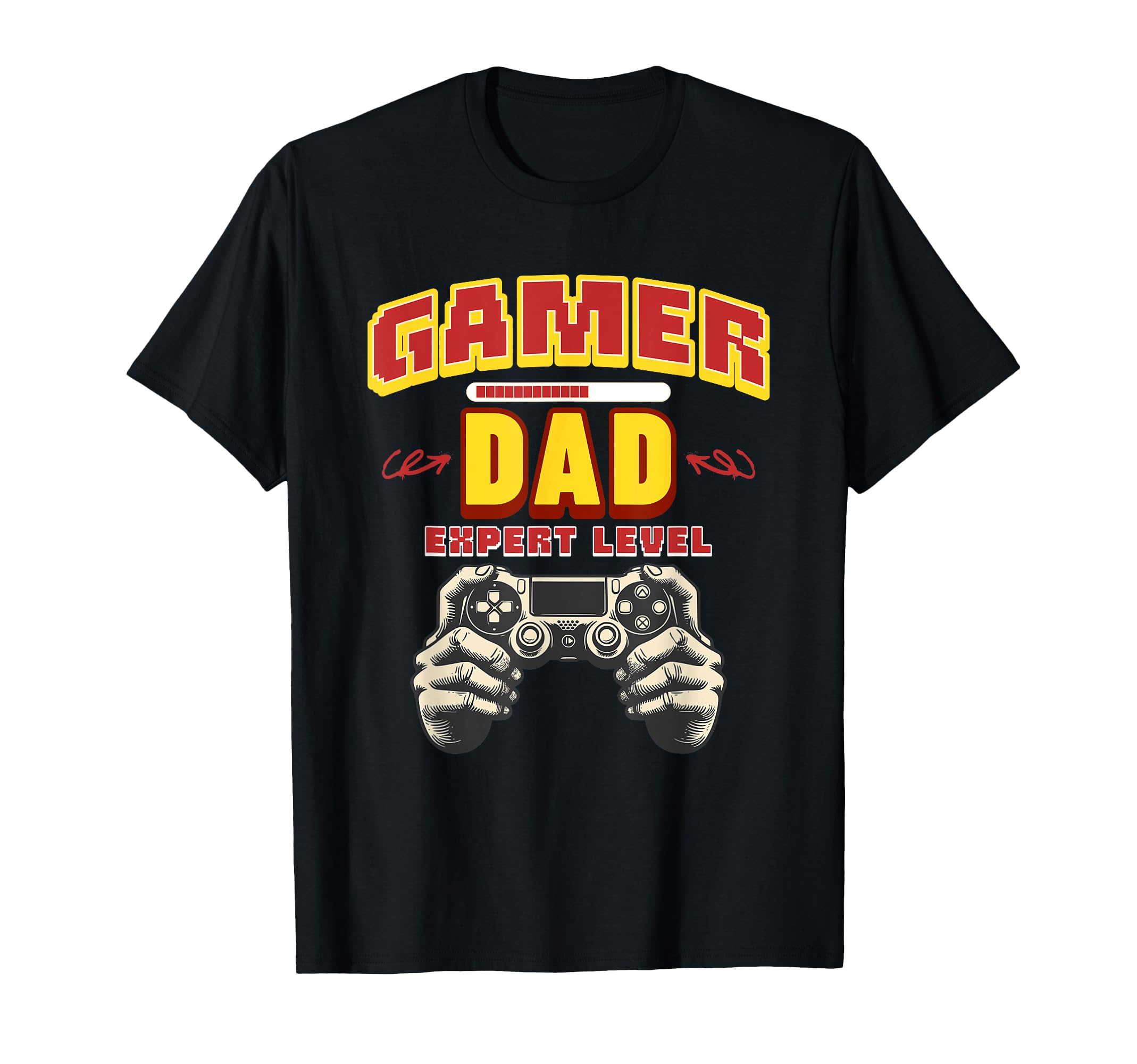 Gamer Dad Video Game Father Husband T-Shirt - Graphic Print Men Women - T-Shirt, Sweatshirt, Hoodie