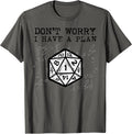 RPG Gamer Dont Worry I Have Plan Funny Men Boys - Adult & Kids T-Shirts, Sweatshirts & Hoodies apparel design preview 1