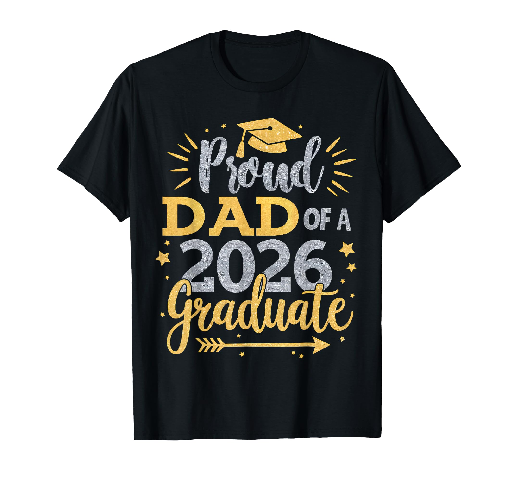 Dad Senior 2026 Proud Dad Class 2026 T-Shirt - Minimalist Print for Adults - T-Shirt, Sweatshirt, Hoodie