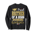 Proud Brother Nursing 2026 Graduate Sweatshirt - Graphic Print Men Women - T-Shirt, Sweatshirt, Hoodie