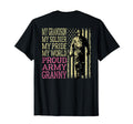 My Grandson My Soldier Hero Proud Army T-Shirt - Trendy Graphic Unisex - T-Shirt, Sweatshirt, Hoodie