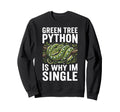 Green Tree Python Owner Snake Sweatshirt - Custom Art Print Men Women - T-Shirt, Sweatshirt, Hoodie