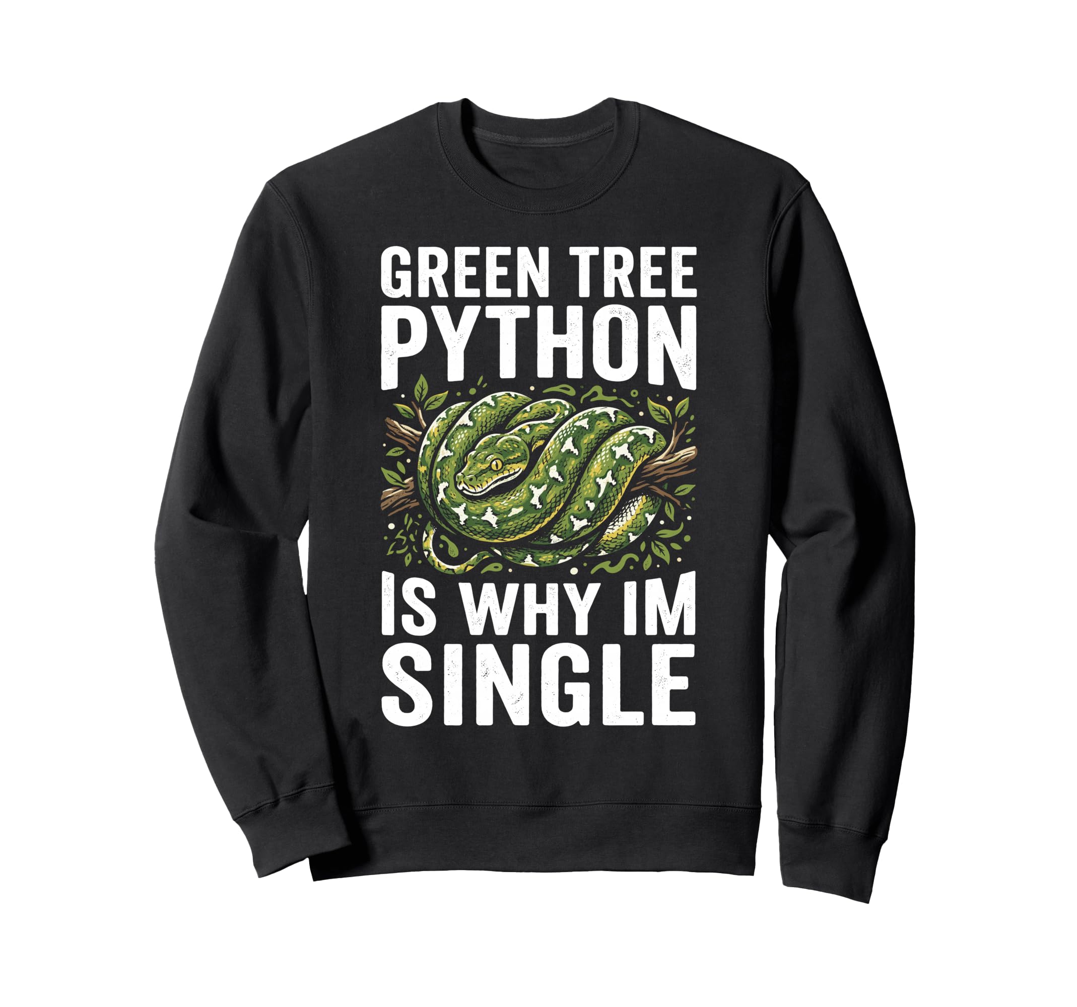 Green Tree Python Owner Snake Sweatshirt - Custom Art Print Men Women - T-Shirt, Sweatshirt, Hoodie