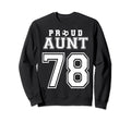 Number 78 Custom Proud Soccer Sweatshirt - Custom Art Print for Adults - T-Shirt, Sweatshirt, Hoodie