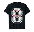 Baseball Jersey Number 8 Distressed T-Shirt - Streetwear Style for Adults - T-Shirt, Sweatshirt, Hoodie