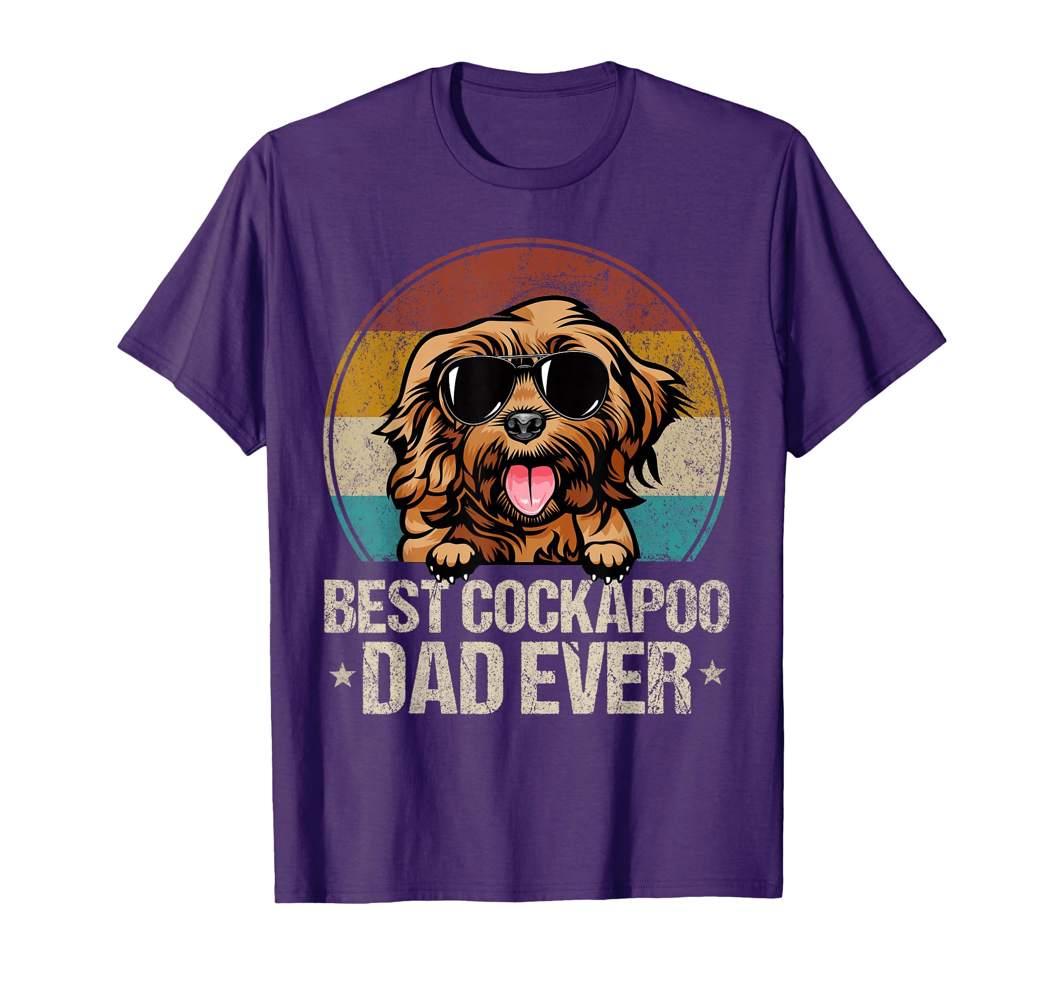 Best Cockapoo Dad Ever Dog Lover T-Shirt - Casual Everyday Wear Unisex - T-Shirt, Sweatshirt, Hoodie