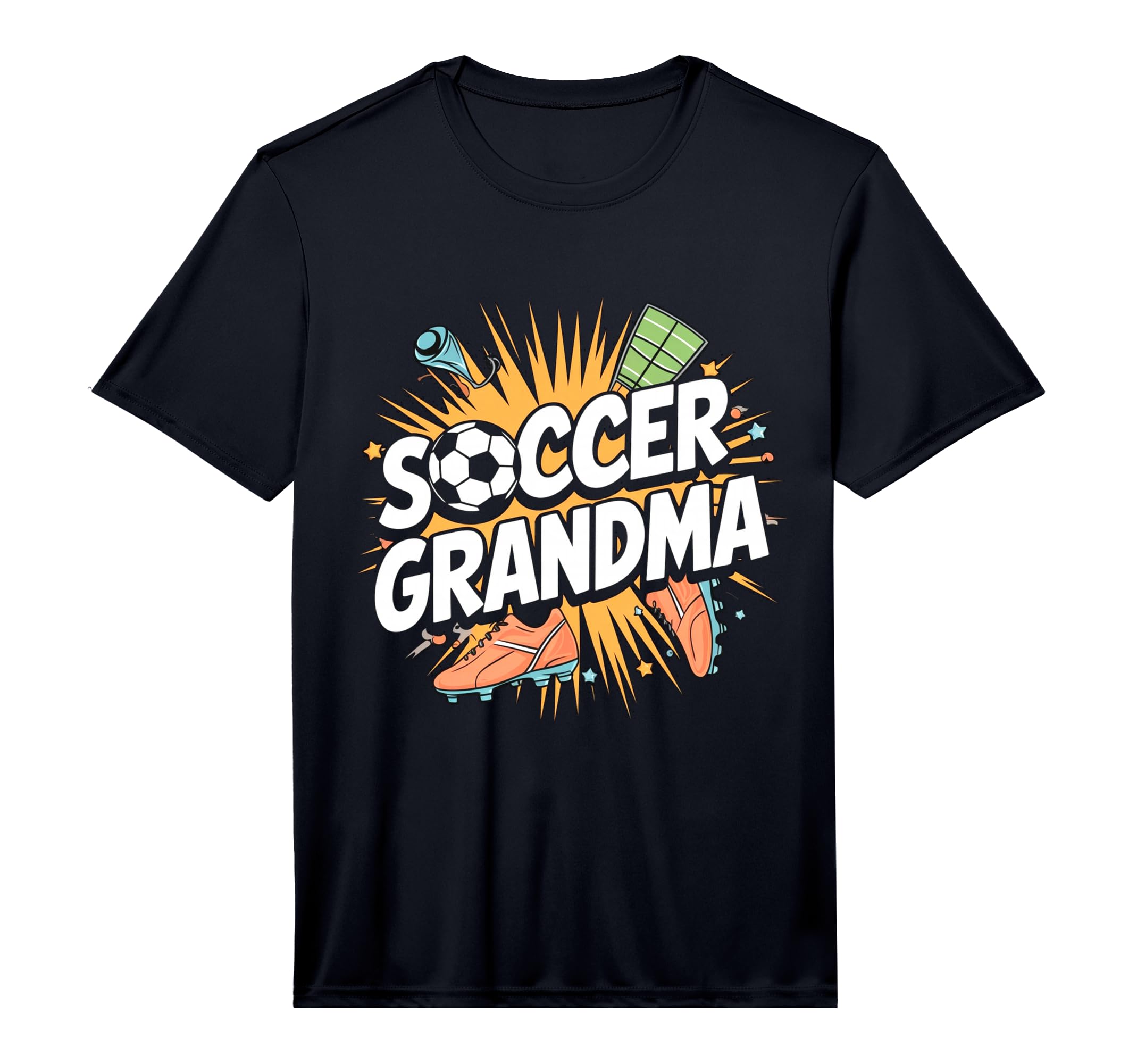 Mens Soccer Grandma Grandmother T-Shirt - Casual Everyday Wear Men Women - T-Shirt, Sweatshirt, Hoodie