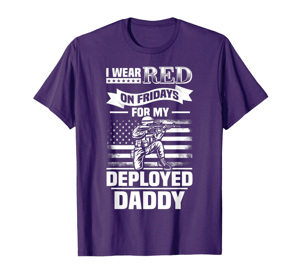 Red Friday My Daddy Military Gift Dad T-Shirt - Minimalist Print Unisex - T-Shirt, Sweatshirt, Hoodie