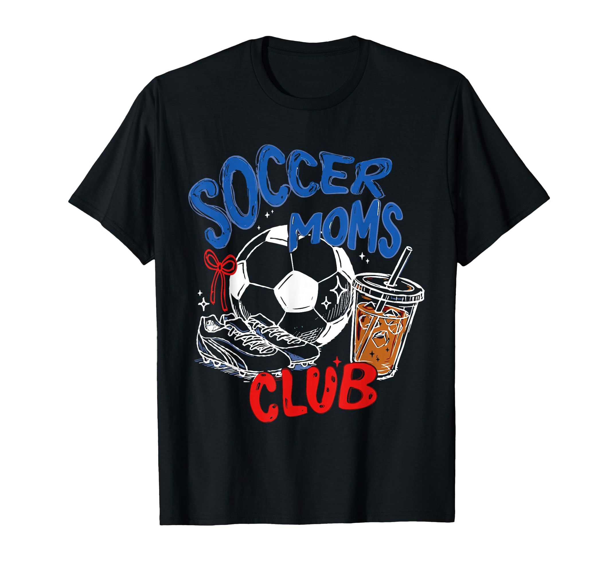 Soccer Moms Club Game Day Mothers Day T-Shirt - Trendy Graphic Men Women - T-Shirt, Sweatshirt, Hoodie