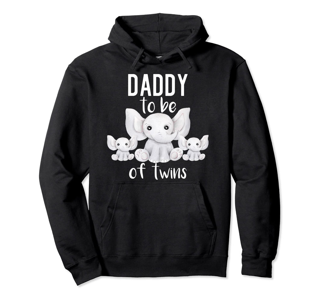 Daddy To Be Twins Elephant Shower Hoodie - Streetwear Style for Adults - T-Shirt, Sweatshirt, Hoodie