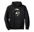 Shih Tzu Lover Colorful Art Dog Mom Hoodie - Minimalist Print Men Women - T-Shirt, Sweatshirt, Hoodie