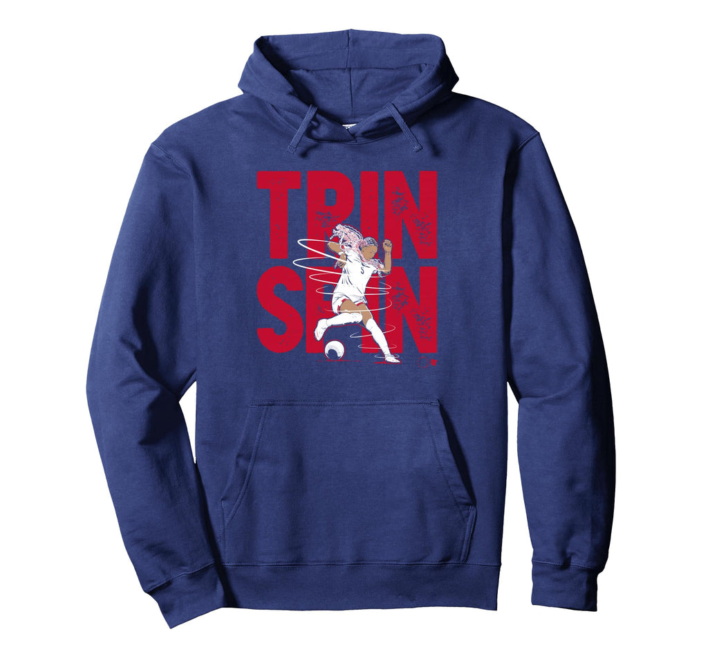 Trinity Rodman Trin Spin Usa Womens Soccer Hoodie - Minimalist Print Unisex - T-Shirt, Sweatshirt, Hoodie