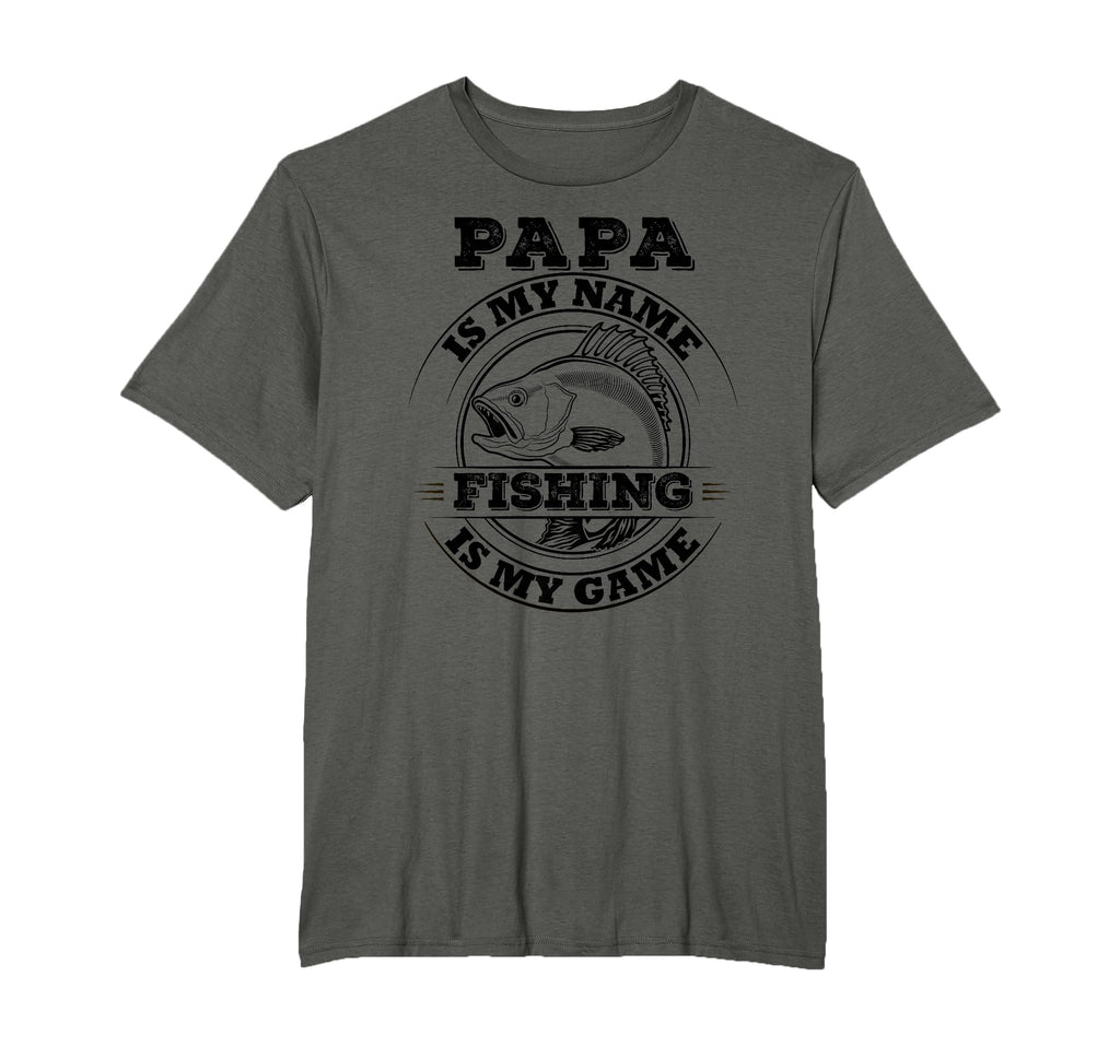 Dad Is My Name Fishing Is My Game Loves T-Shirt - Unique Graphic Men Women - T-Shirt, Sweatshirt, Hoodie