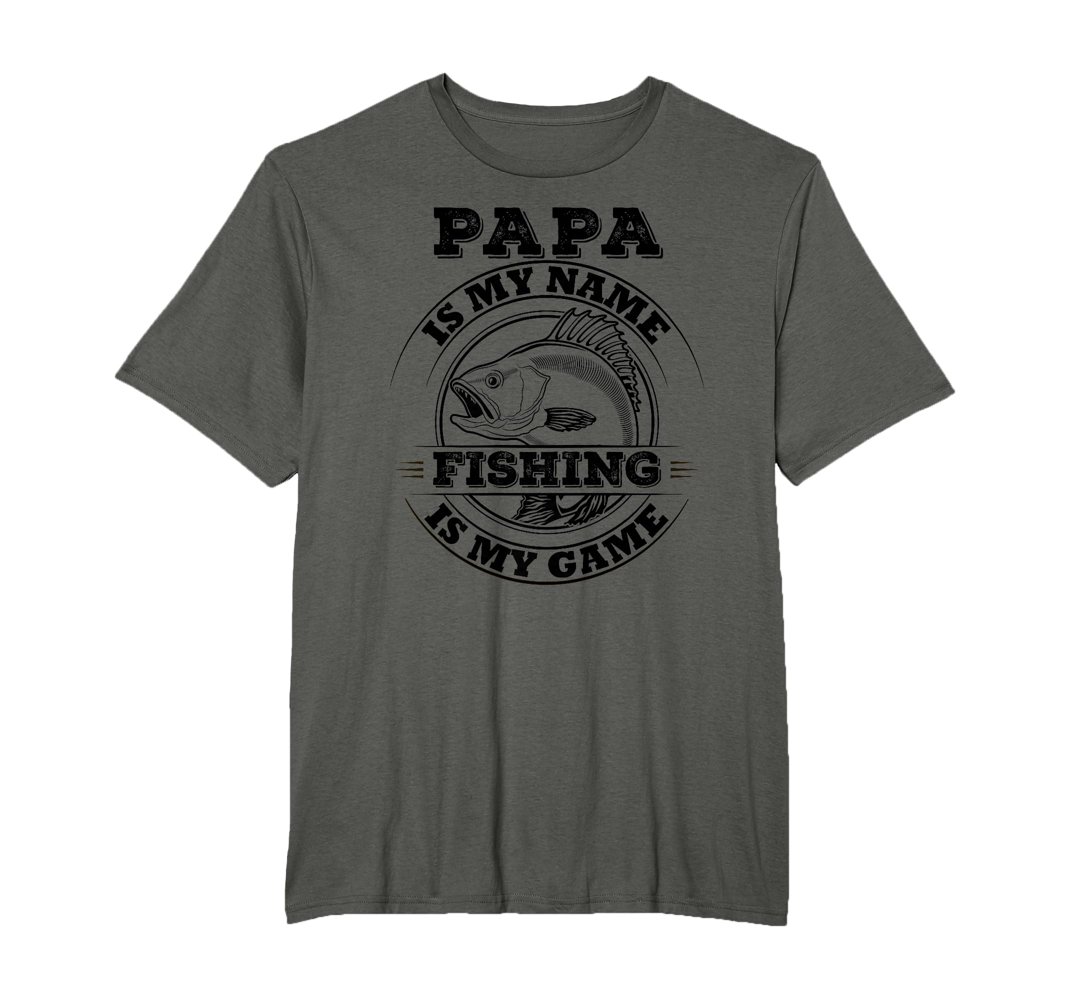Dad Is My Name Fishing Is My Game Loves T-Shirt - Unique Graphic Men Women - T-Shirt, Sweatshirt, Hoodie