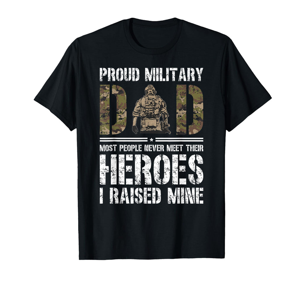 Proud Military Dad Military Father T-Shirt - Streetwear Style for Adults - T-Shirt, Sweatshirt, Hoodie