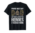 Proud Military Dad Military Father T-Shirt - Streetwear Style for Adults - T-Shirt, Sweatshirt, Hoodie