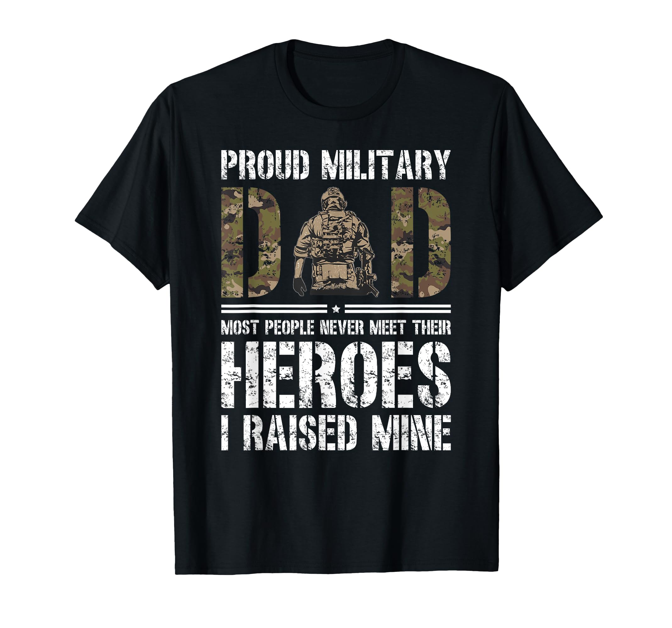 Proud Military Dad Military Father T-Shirt - Streetwear Style for Adults - T-Shirt, Sweatshirt, Hoodie