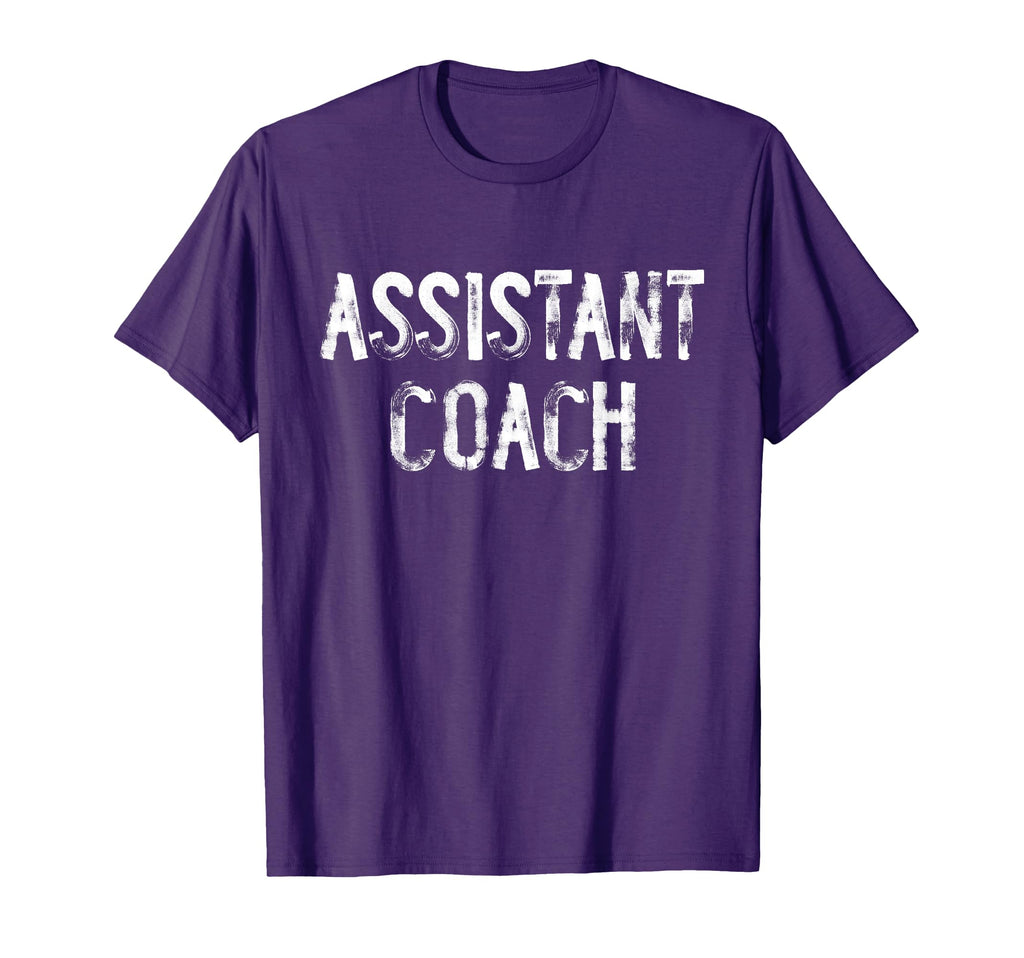 Assistant Coach Typography Hoodie - Streetwear Style for Adults - T-Shirt, Sweatshirt, Hoodie