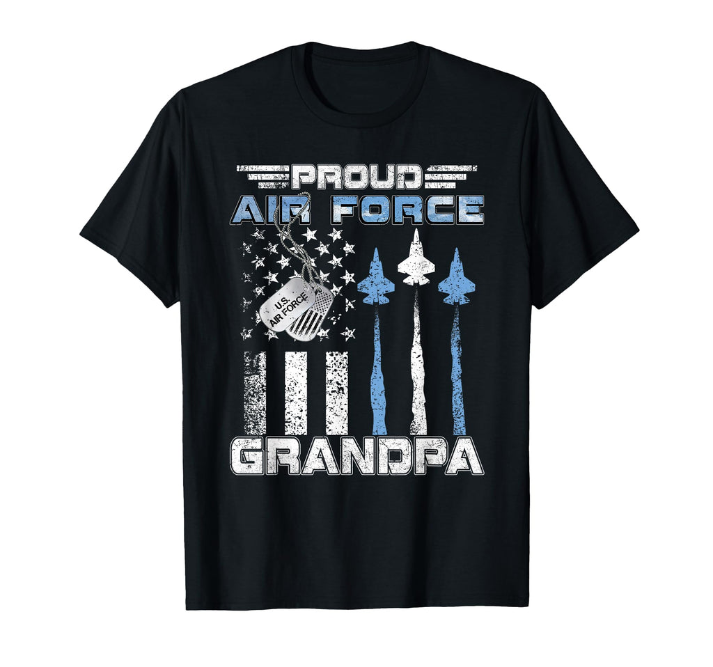 Proud Air Force Grandpa Air Force T-Shirt - Graphic Print for Adults - T-Shirt, Sweatshirt, Hoodie