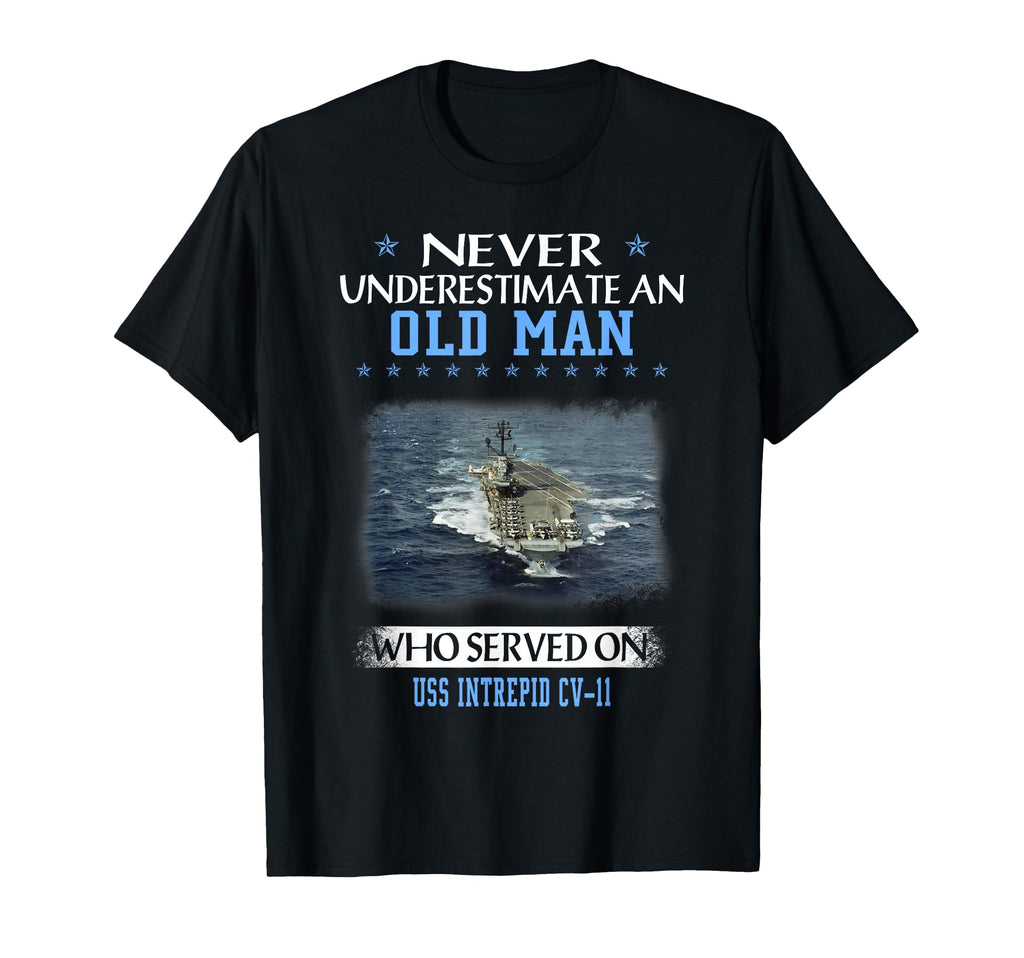 Uss Intrepid Cv 11 Veterans Day Father T-Shirt - Graphic Print for Adults - T-Shirt, Sweatshirt, Hoodie