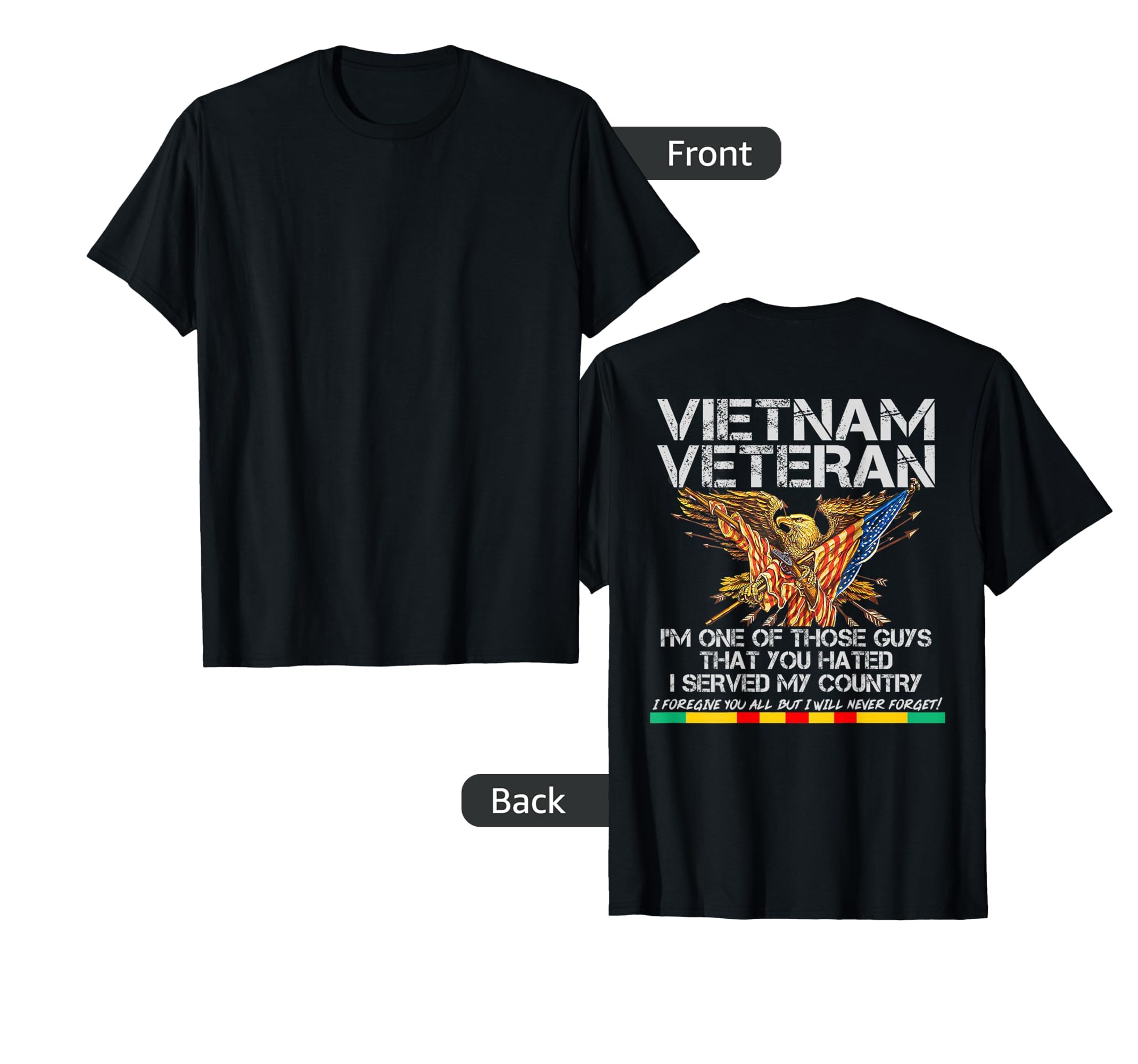 Vietnam Veteran Veteran Dad T-Shirt - Casual Everyday Wear Men Women - T-Shirt, Sweatshirt, Hoodie