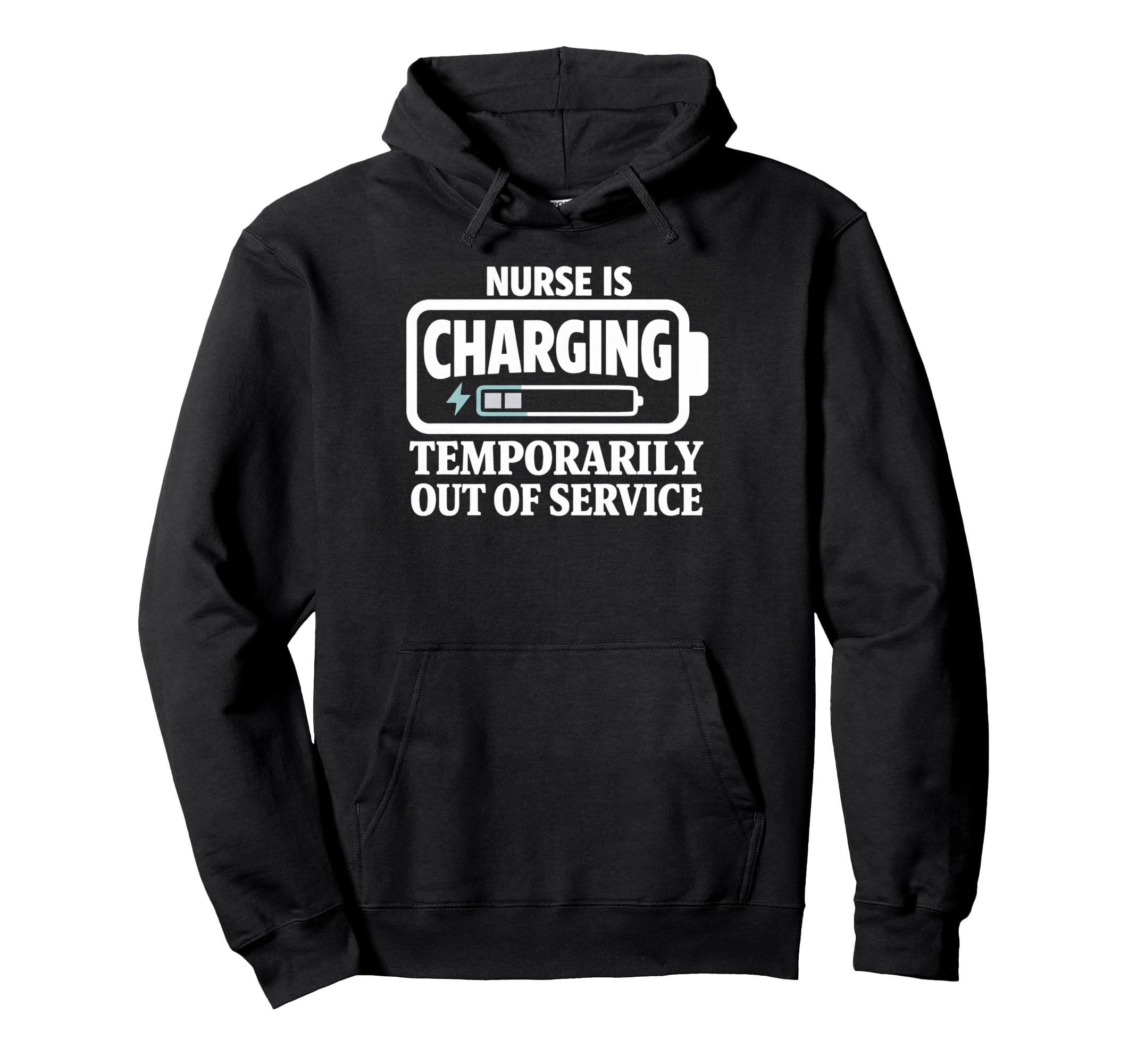 Temporarily Out Service Nursing Degree Hoodie - Minimalist Print Men Women - T-Shirt, Sweatshirt, Hoodie