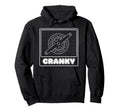 Cranky Bicycle Dad Cycling Crank Crew Hoodie - Streetwear Style Men Women - T-Shirt, Sweatshirt, Hoodie