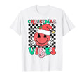Groovy Vibes Smile Face Santa Hat T-Shirt - Fun Novelty Design for Adults - T-Shirt, Sweatshirt, Hoodie