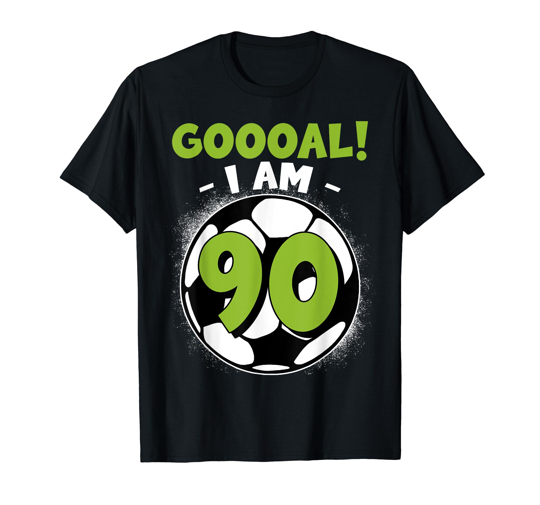 90 Year Old Birthday Soccer Themed T-Shirt - Aesthetic Graphic Unisex - T-Shirt, Sweatshirt, Hoodie