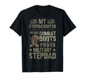 Proud Military Step Dad Soldier T-Shirt - Casual Everyday Wear Men Women - T-Shirt, Sweatshirt, Hoodie