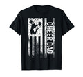 Cheer Dad American Flag Father T-Shirt - Trendy Graphic Men Women - T-Shirt, Sweatshirt, Hoodie