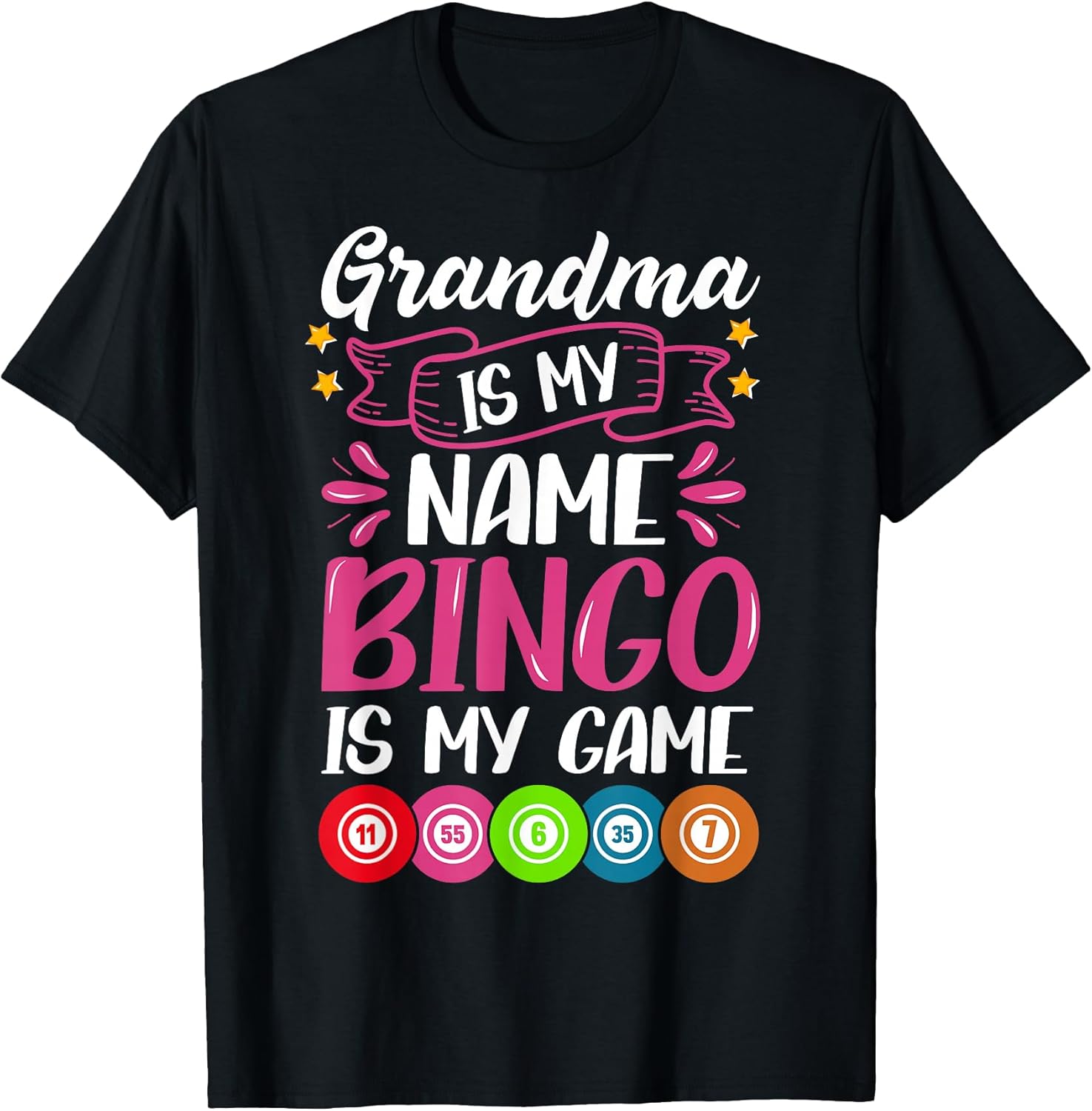 Grandma Bingo Player Funny Quote Design - Adult & Kids T-Shirts, Sweatshirts & Hoodies apparel design preview 1